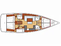 Oceanis 48 - Layout image