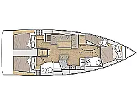 Oceanis 40.1 - Layout image