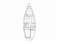 Halberg Rassy 34 - Layout image