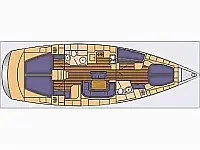 Bavaria 46 - Layout image