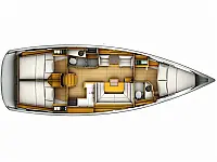 Sun Odyssey 409 - Layout image