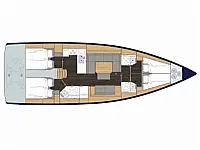 Bavaria C45 Style - Layout image