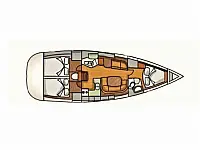 Sun Odyssey 42 i - Layout image