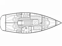 Bavaria 35 Cruiser - Layout image