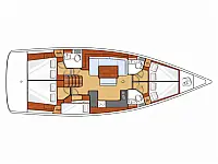 Oceanis 48 - Layout image