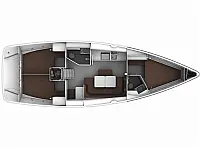 Bavaria Cruiser 41 - Layout image