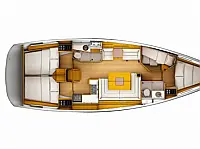 Sun Odyssey 449 - Layout image