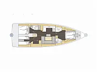 Bavaria C46 - Layout image