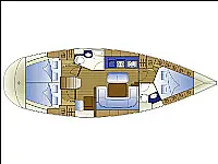 Bavaria 40 Cruiser - Layout image