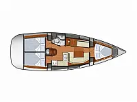 Sun Odyssey 36i - Layout image