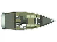 Dufour 350 GL - Layout image