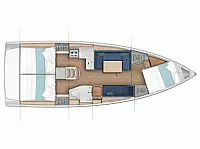 Sun Odyssey 380 - Layout image