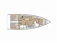 Oceanis 40.1 - Layout image