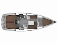 Bavaria Cruiser 36 - Layout image