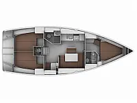 Bavaria Cruiser 40 - Layout image