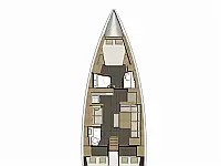 Dufour 460 - Layout image
