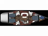 Ocean Star 51.2 (3 cab.) - Layout image