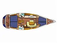 Sun Odyssey 45 (4 cab.) - Layout image