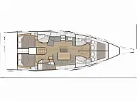 Oceanis 46.1 - Layout image
