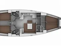 Bavaria Cruiser 46 - Layout image