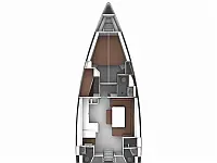 Bavaria Cruiser 51 - Layout image