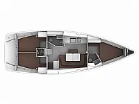 Bavaria Cruiser 41 (3 cab.) - Layout image
