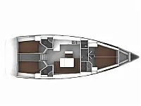 Bavaria 46 Cruiser - Layout image