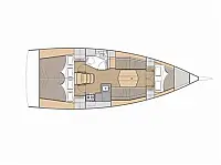 Oceanis 34.1 - Layout image