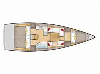 Salona 380 - Layout image