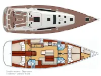 Oceanis 50 - Layout image