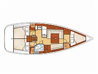 Oceanis 37 - Layout image