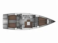 Bavaria 46 Cruiser - Layout image