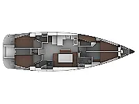 Bavaria 50 C - Layout image