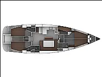 Bavaria 50 C - Layout image