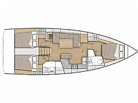 Oceanis 40.1 - Layout image