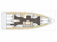Bavaria C46 - Layout image