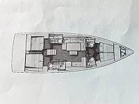 Dufour 470 Grand Large  - Layout image