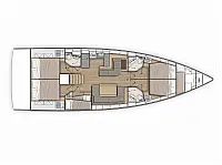 Oceanis 51.1 - Layout image