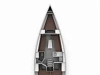 Bavaria Cruiser 34 - Layout image