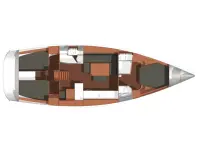 Dufour 450 Owner version - Layout image