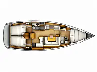 Sun Odyssey 409 - Layout image