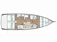 Sun Odyssey 490 - Layout image