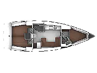 Bavaria Cruiser 41  - Layout image