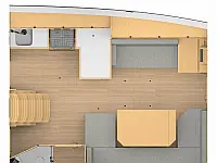 Bavaria C42 - Layout image