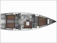 Bavaria Cruiser 45 - Layout image