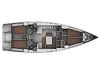 Bavaria 45 Cruiser - Layout image