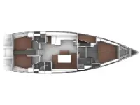 Bavaria Cruiser 51 - Layout image