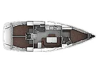 Bavaria Cruiser 41 - Layout image