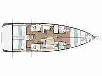 Sun Odyssey 490 - Layout image