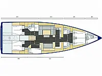 Bavaria C57 - Layout image